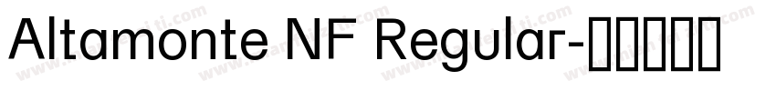 Altamonte NF Regular字体转换